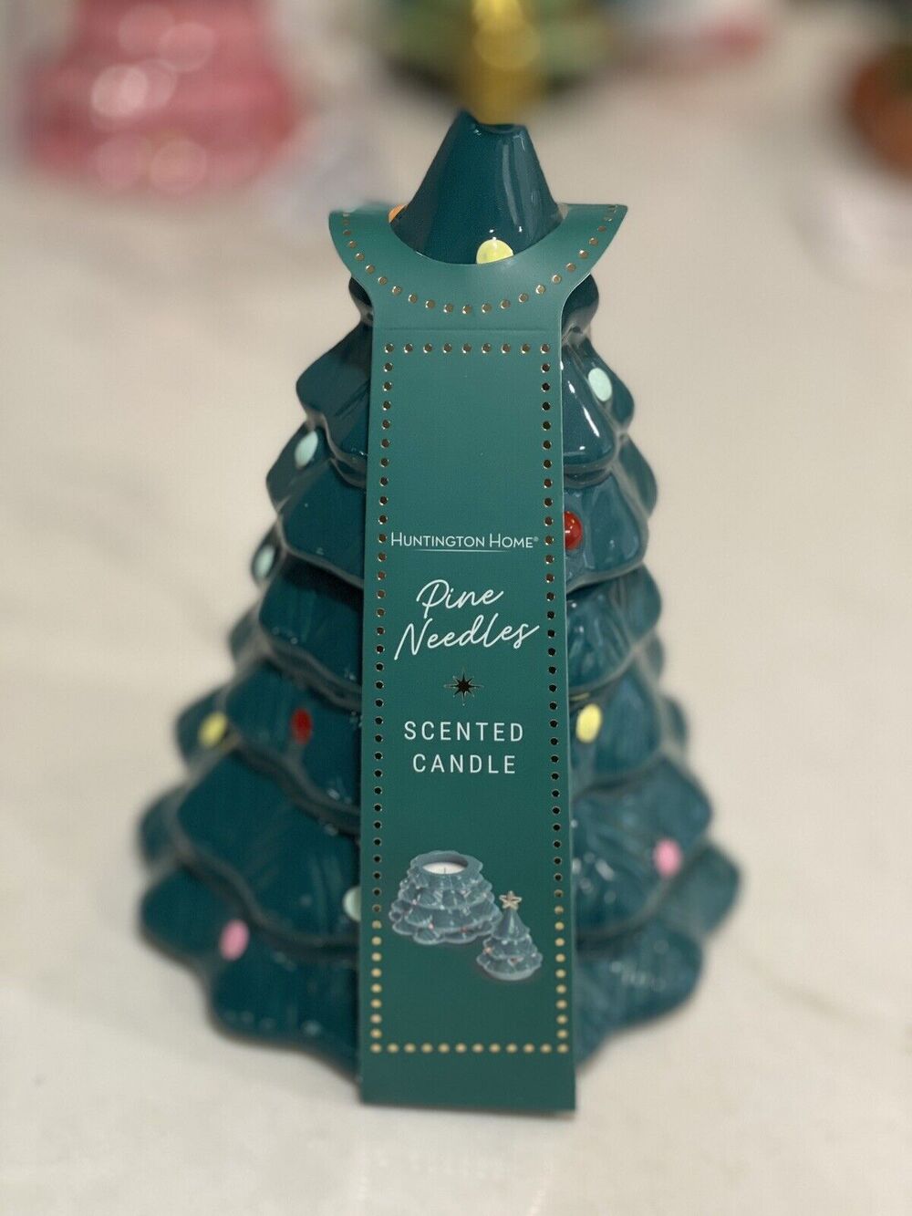 Aldi Christmas Candle Green Tree Pine Needle 14 oz Limited Edition 2024 NEW